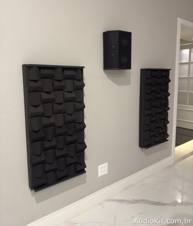 Painel acustico audiokit 014