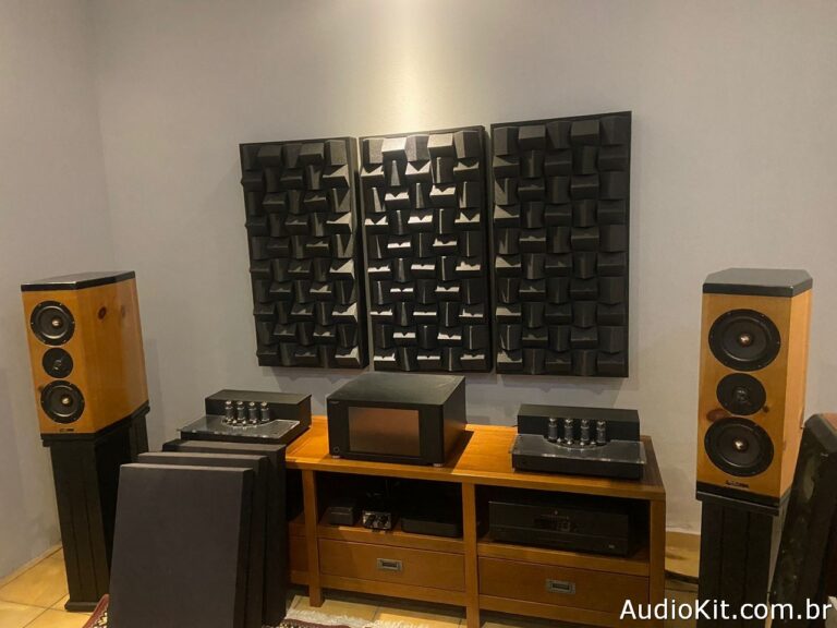 Painel acustico audiokit 017